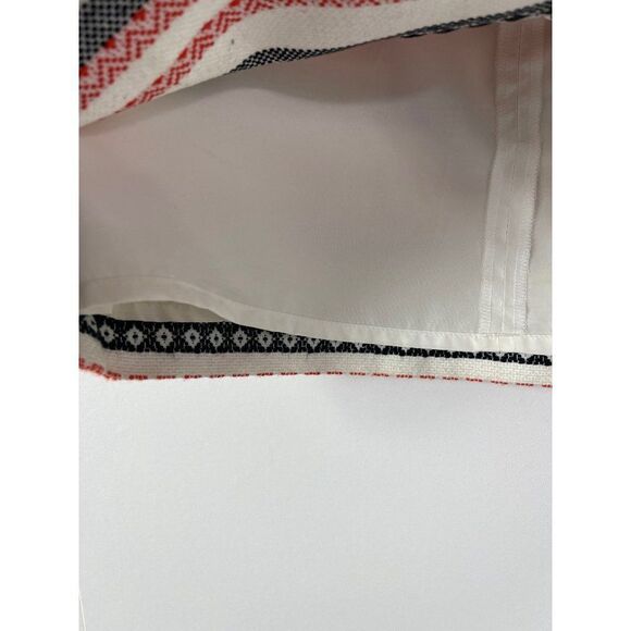 LOFT Costa Jacquard Stripe Shift Mini Skirt, Lined, Size 2 Petite - Picture 5 of 8